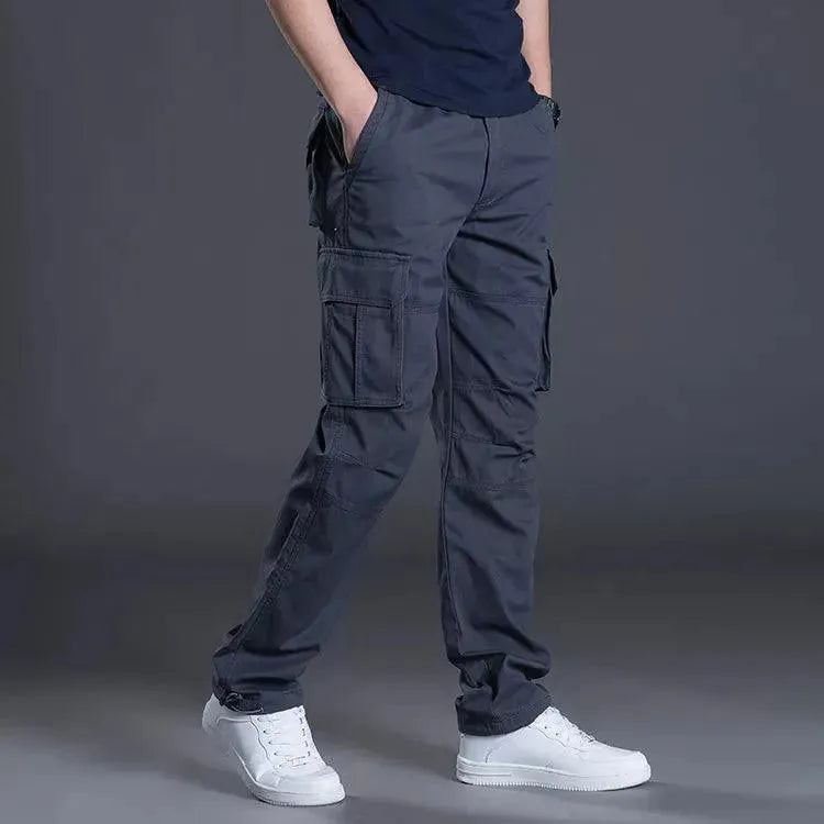 Men's Cargo Pants with Multiple Pockets - Durable & Stylish Workwear for Outdoor, Hiking & Casual Wear