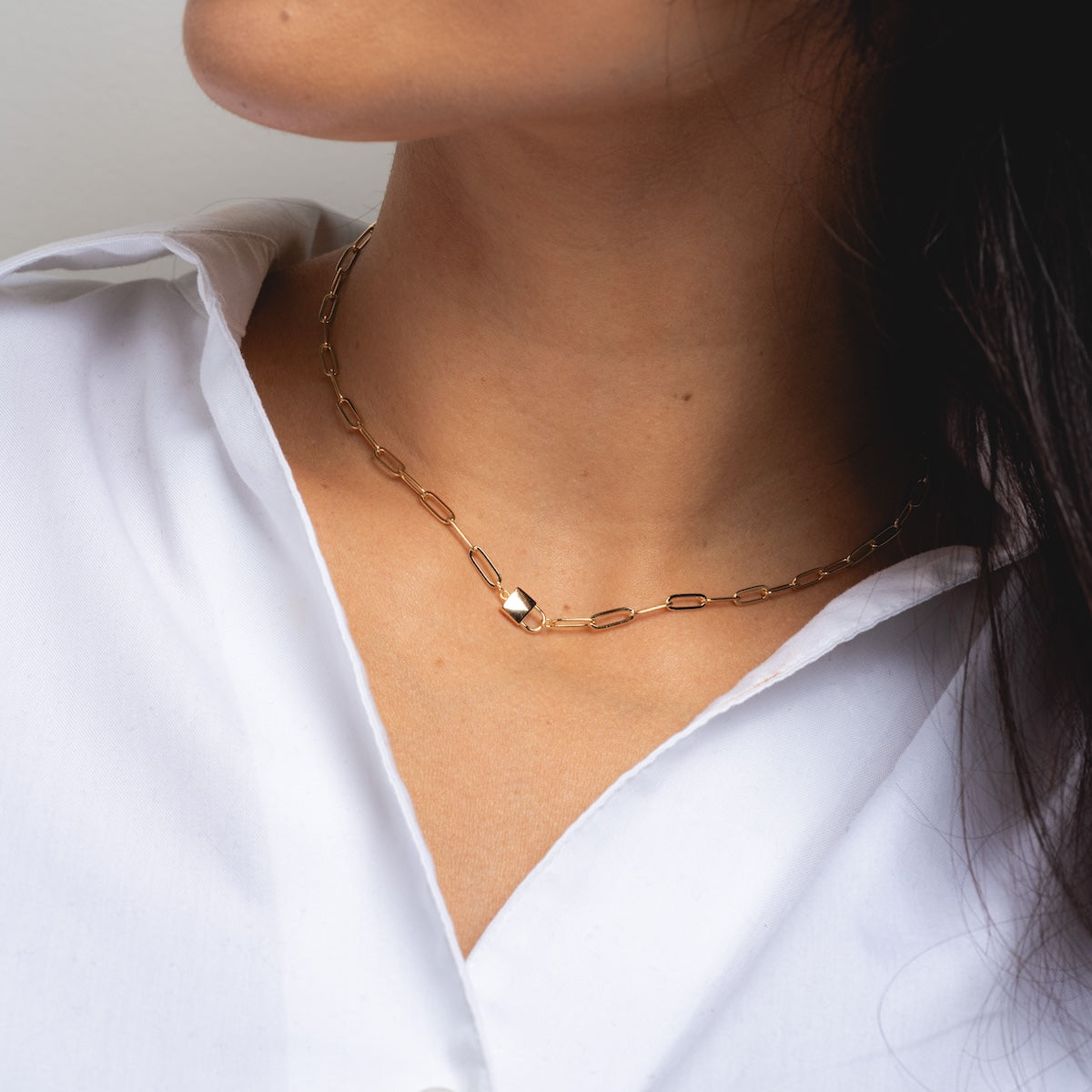 Jessa Lock Necklace - Elegant Silver Pendant for Women | Perfect Gift for Valentine's Day, Anniversary & Special Occasions | Everyday Jewelry & Formal Wear Accessory