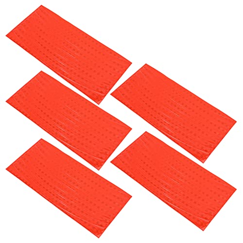 High Visibility Bike Reflective Stickers - UV Coated Waterproof Cycling Wheel Rim Decals with Fade Resistance (Orange) | Perfect for Night Riding, Commuting & Road Safety