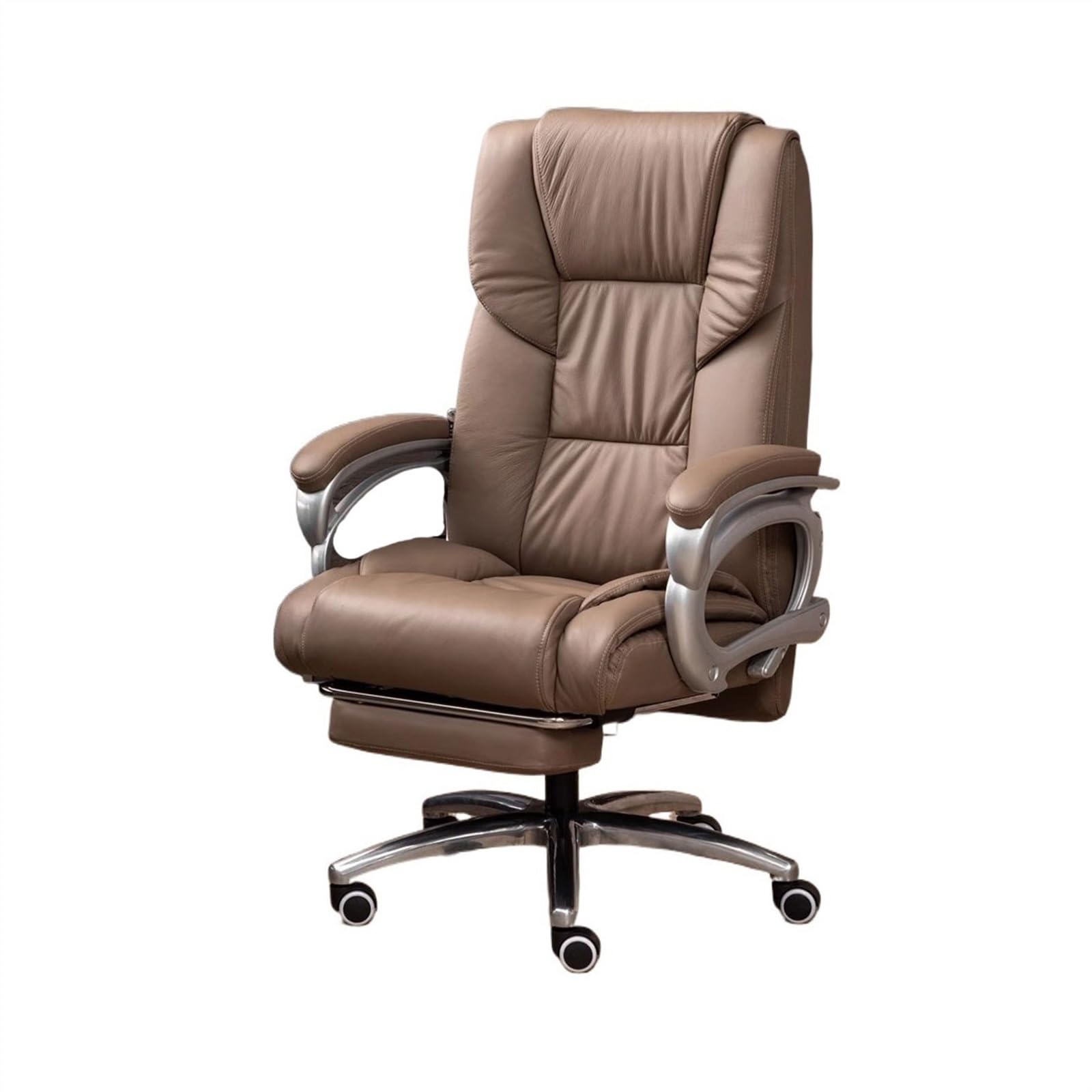 Ergonomic Office Chair with Adjustable Height, Swivel & Footrest - Comfortable Desk Chair for Home, Business & Conference Rooms - Perfect for Long Hours of Studying, Working & Video Meetings