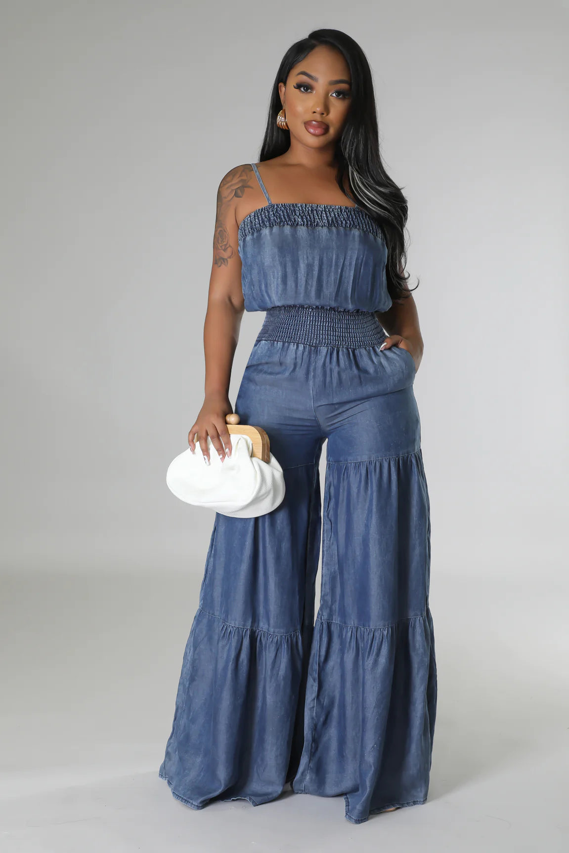Mackenzie Women's Jumpsuit - Stylish One-Piece Romper with Pockets | Perfect for Casual Outings, Workwear & Summer Fashion