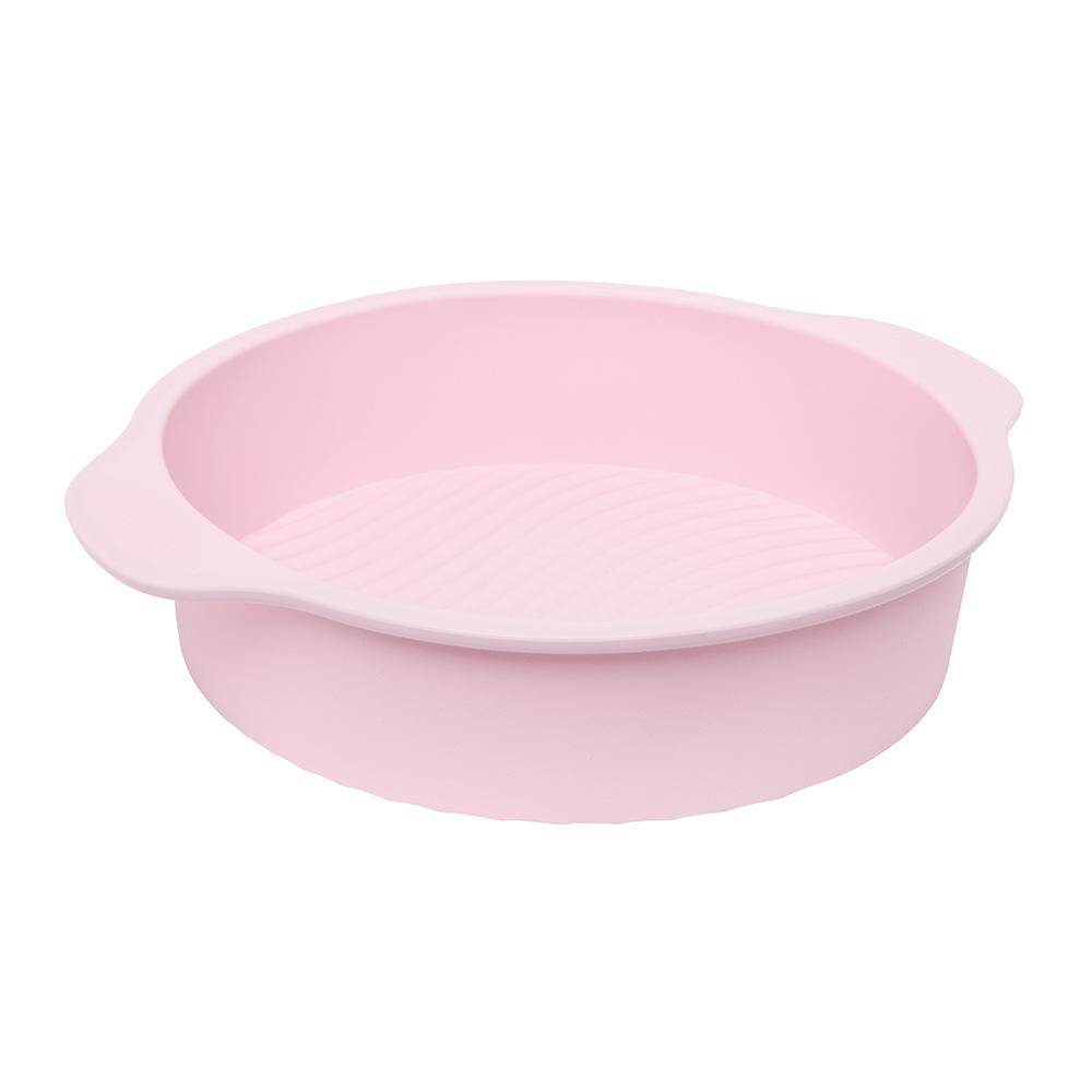 Non-Stick Silicone Round Cake Pan 23cm (9 Inch) - Durable & Flexible Baking Mold for Cakes, Cupcakes, Bread - Perfect for Home Baking, Parties, and Gift Giving