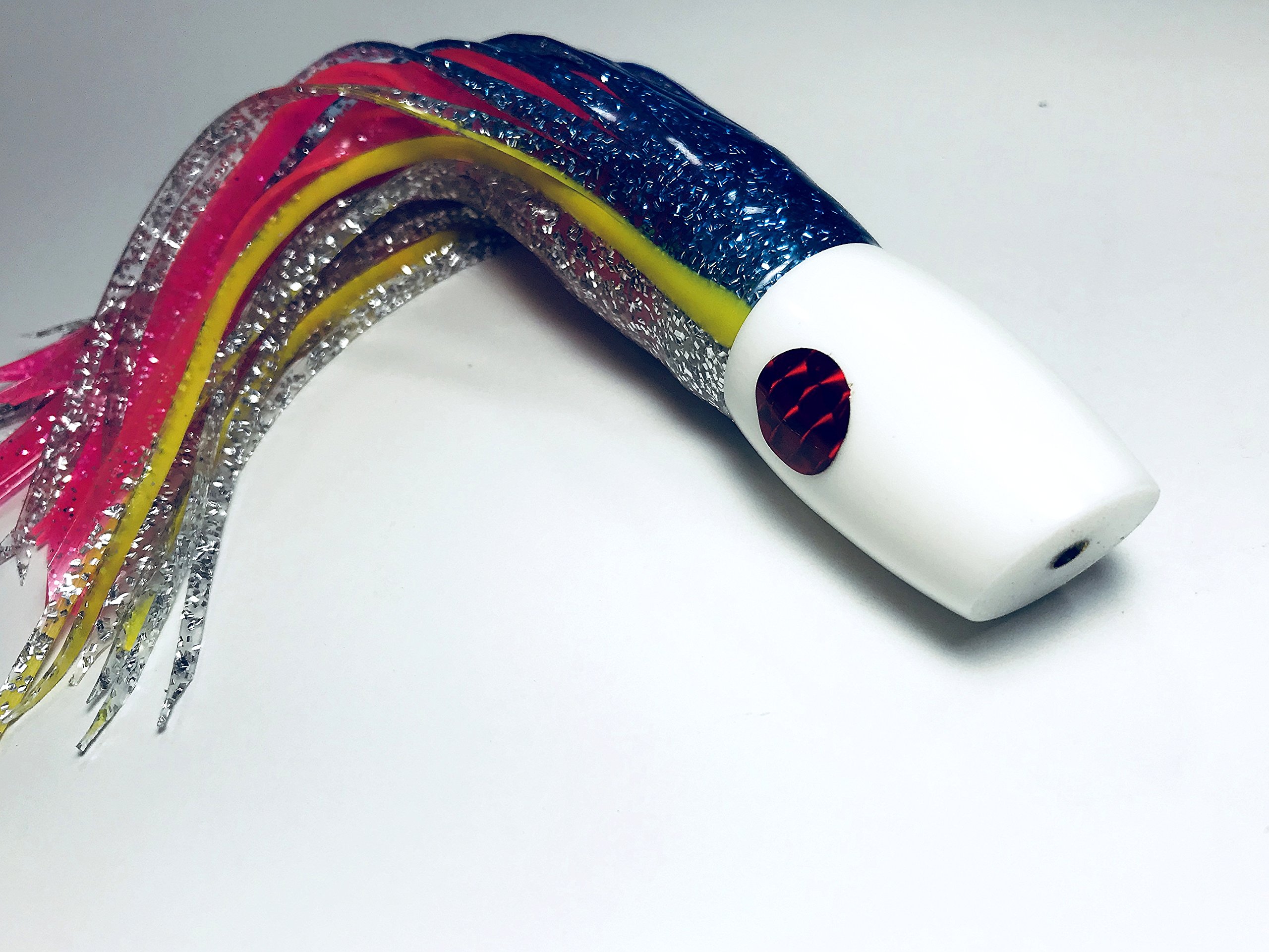 Premium White Kona Slant Saltwater Fishing Lure - Ideal for Marlin, Tuna, Mahi, Wahoo & Dolphin - Perfect for Offshore Trolling & Deep Sea Fishing Adventures