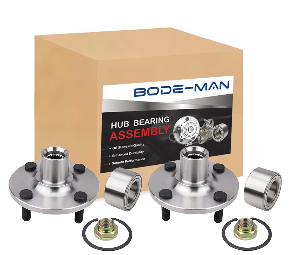 Pair of 2 Front Wheel Hub & Bearing Assembly Kit - Compatible with 2000-2005 Toyota Echo, 2004-2006 Scion xA xB (4 Lug) - Easy DIY Installation for Smooth & Quiet Ride