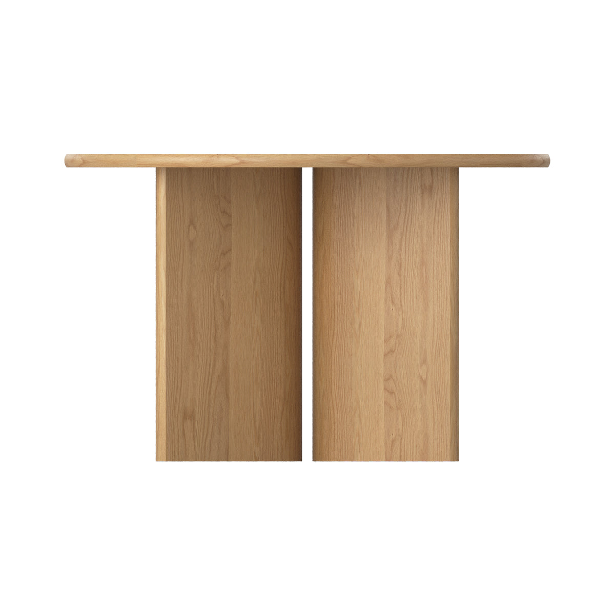 Fletcher Round Dining Table - Modern Wooden Kitchen Table for 4-6 People | Perfect for Small Spaces, Breakfast Nook & Cozy Family Meals