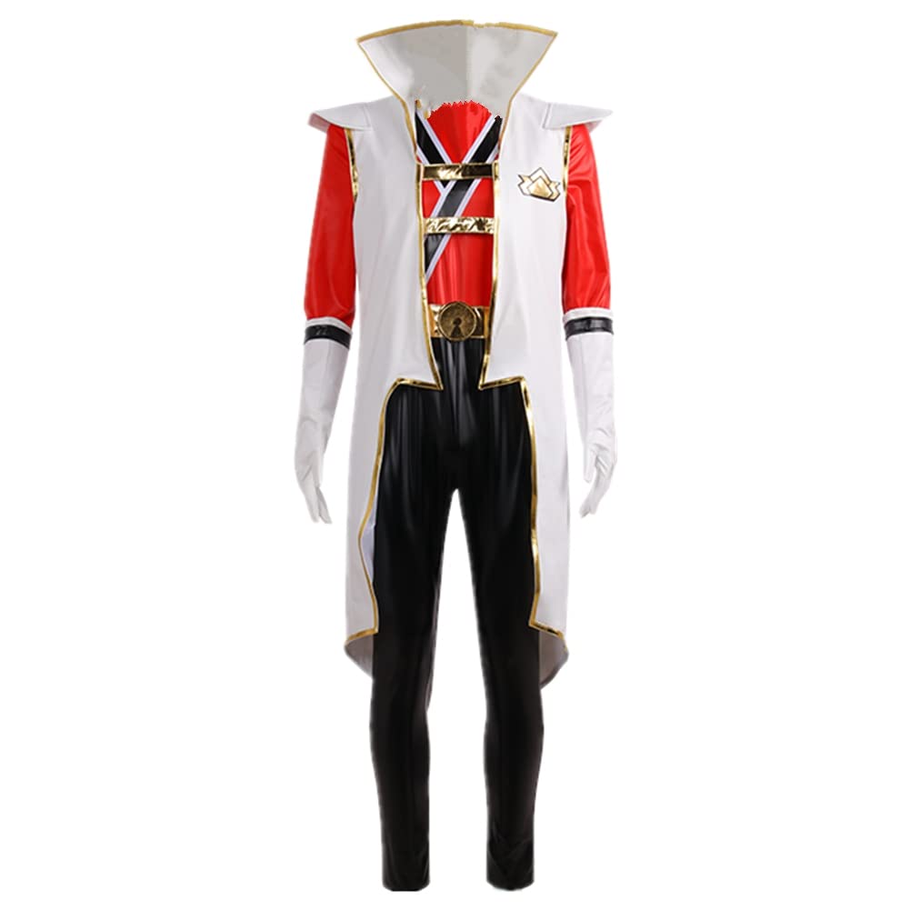 Shinken Red Cosplay Costume for Halloween, Christmas & New Year Parties - Perfect for Anime Fans, Cosplay Events & Themed Celebrations