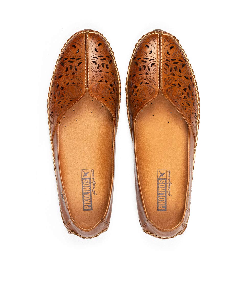 PIKOLINOS Women's Genuine Leather Loafers - Comfortable Slip-On Shoes for Casual & Office Wear - Jerez Style