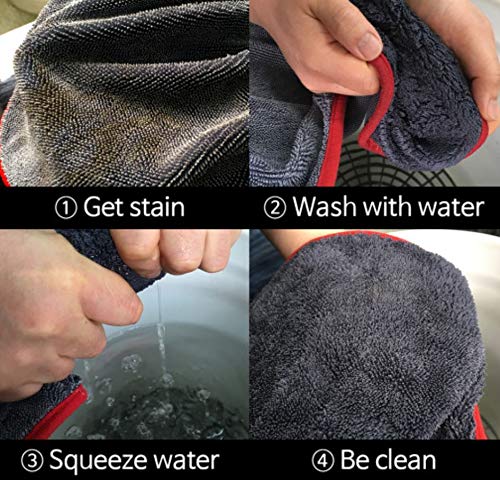 Premium Ultra Microfiber Car Drying Towel - Super Absorbent Scratch-Free Auto Detailing Cloth for Car Wash, Waxing & Polishing - Perfect for Vehicles, Motorcycles & RVs
