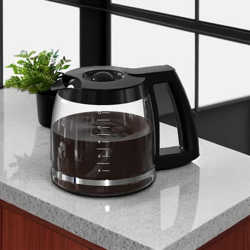 12-Cup Replacement Coffee Pot for Cuisinart Coffee Makers - Compatible with SS-12, SS-15, SS-16, DCC-1100BK, DCC-1200, DCC-2650, CHW-12P1, DGB-400, DGB-550BK, DGB-550BK1, DGB-625BC & DGB-700BC - Perfect for Home, Office or Restaurant Use