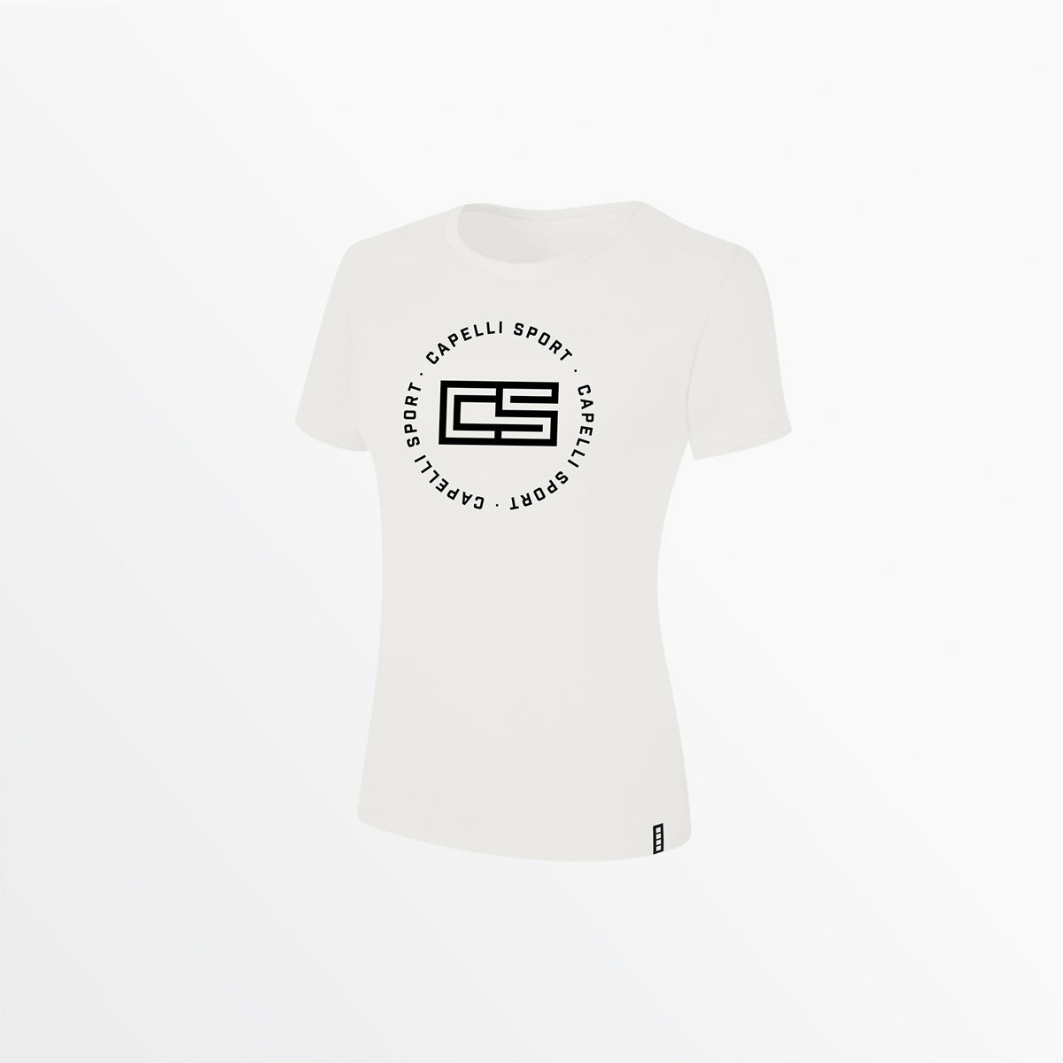 Women's Circle Monogram T-Shirt - Soft Cotton Casual Tee for Everyday Wear, Outfits & Layering