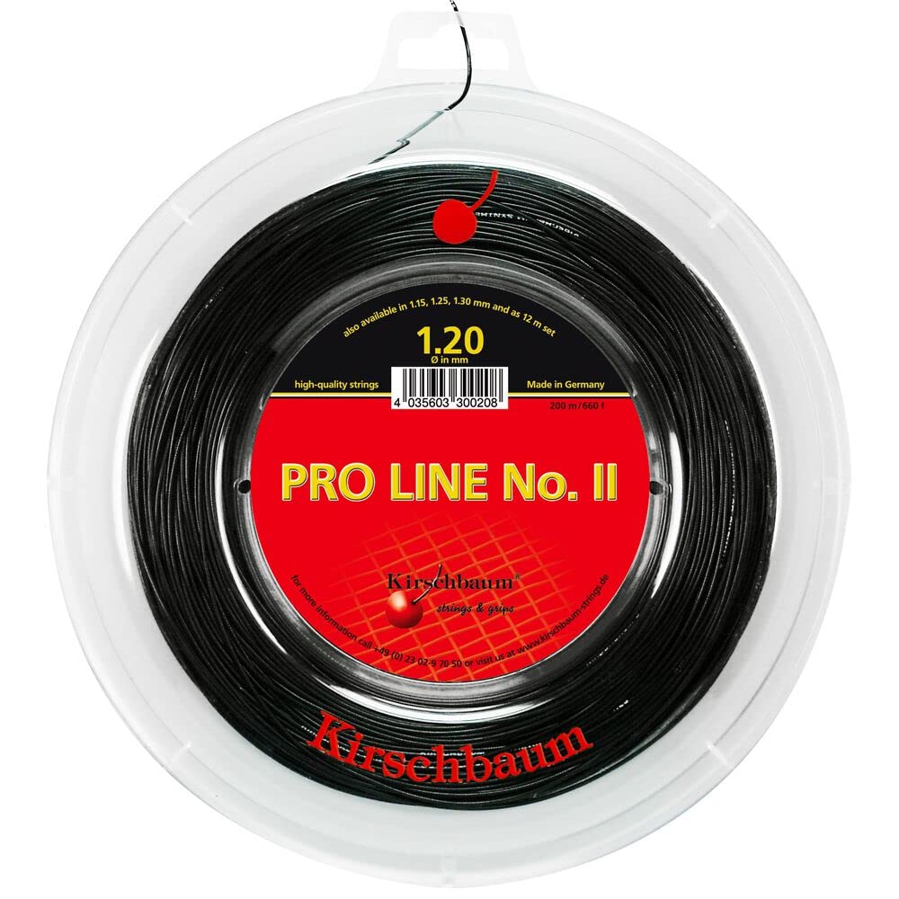 Kirschbaum Reel Pro Line II Tennis String - Premium Polyester String for Power & Control - Ideal for Competitive Play & Tournament Matches
