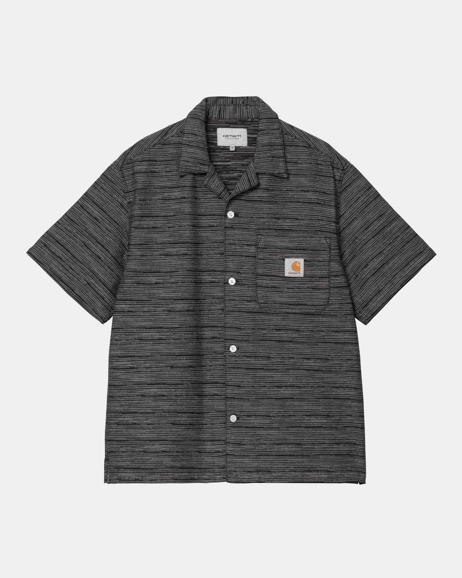 Stylish Short Sleeve Gellar Stripe Shirt for Men & Women | Black Cotton Casual Top | Perfect for Summer Outings, Beach Vacations & Office Casual Wear