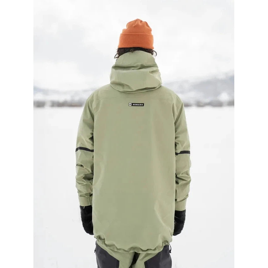 Armada Men's Grands 3L Waterproof Ski Jacket 2025 - Lightweight Winter Jacket for Skiing, Snowboarding & Outdoor Adventures