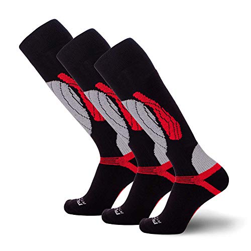 3 Pairs - Black/Red
