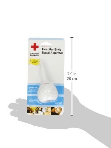American Red Cross Hospital-Grade Nasal Aspirator for Babies - Safe & Effective Newborn Nasal Suction for Congestion Relief at Home
