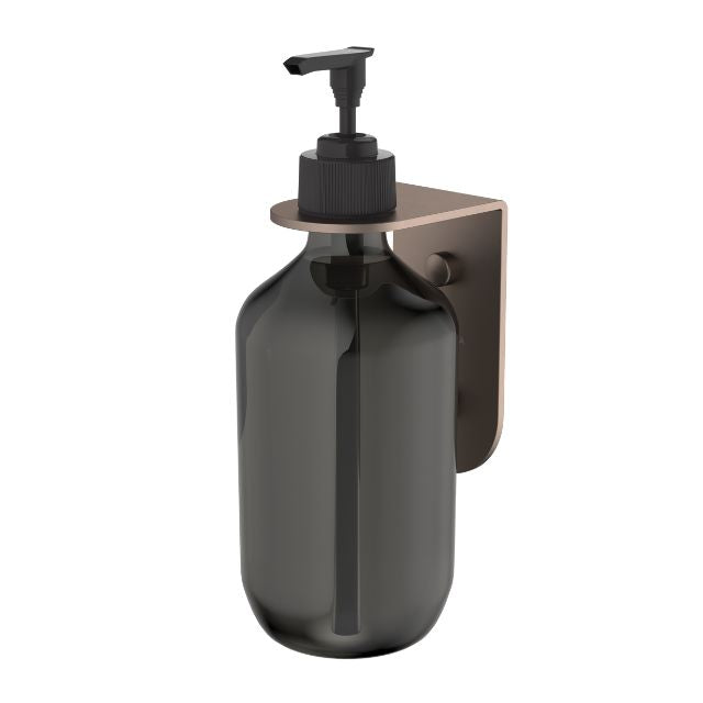 Caroma Liano II Soap Dispenser Holder - Brushed Bronze Finish for Bathroom & Kitchen Organization