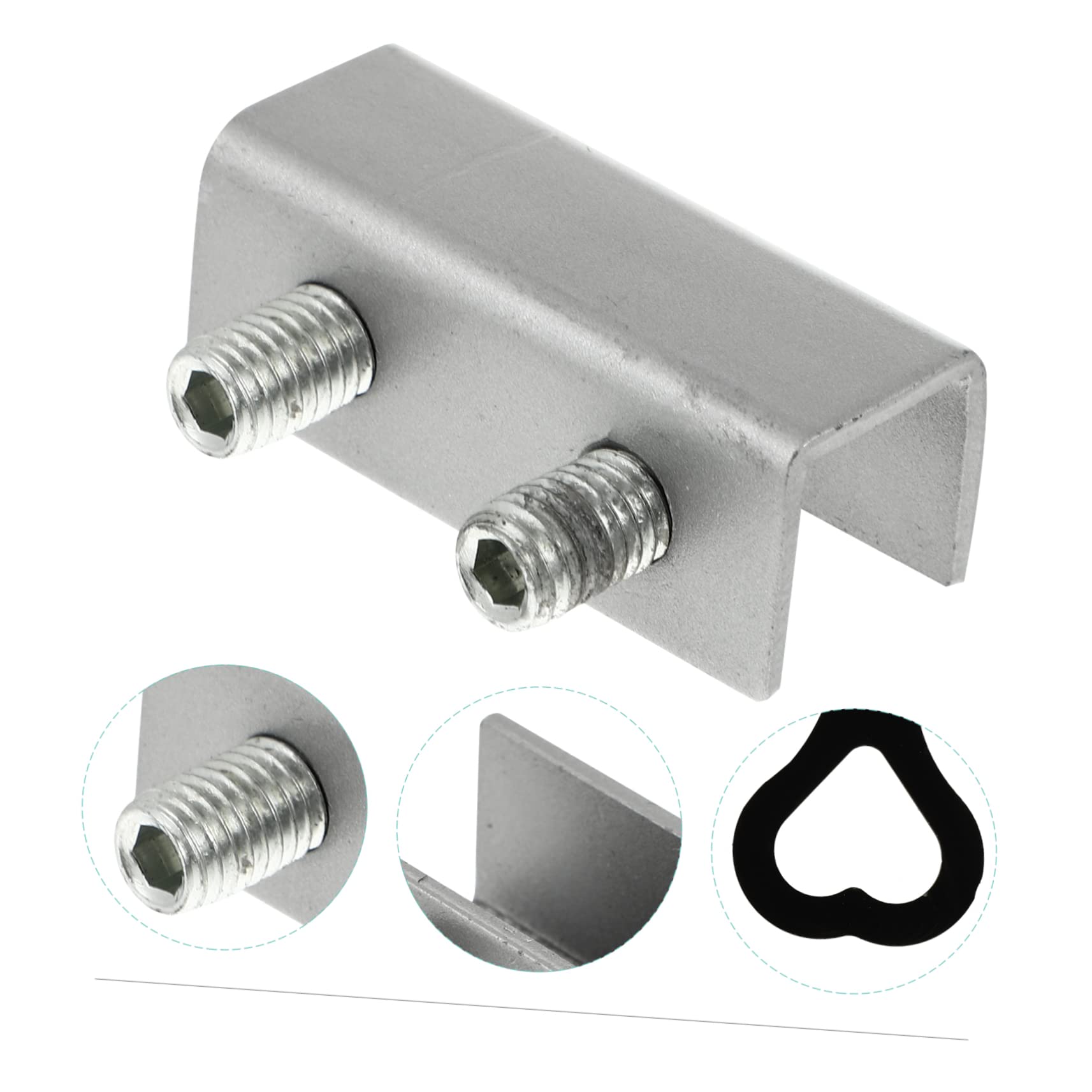 8-Pack Sliding Window & Door Locks - Childproof Safety Locks for Windows, Patio Doors, Garage & Wardrobe - Durable Aluminum Alloy Baby Proofing (Perfect for Home Security & Child Safety)