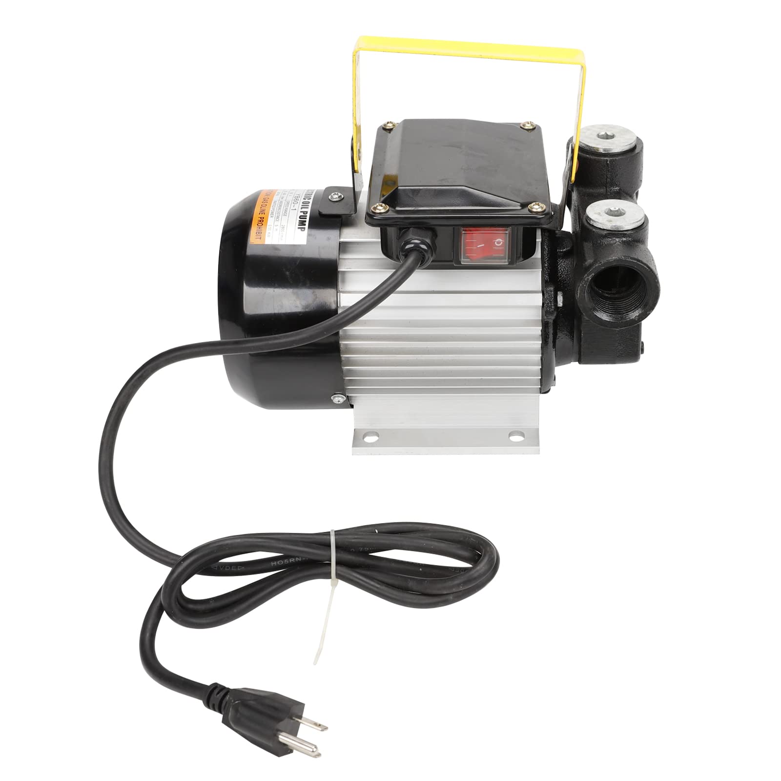 110V AC Electric Transfer Pump - 16GPM 550W Self Priming Oil Fuel Pump for Diesel, Kerosene & Biodiesel - Ideal for Home Heating, Farm Equipment & Industrial Fluid Transfer