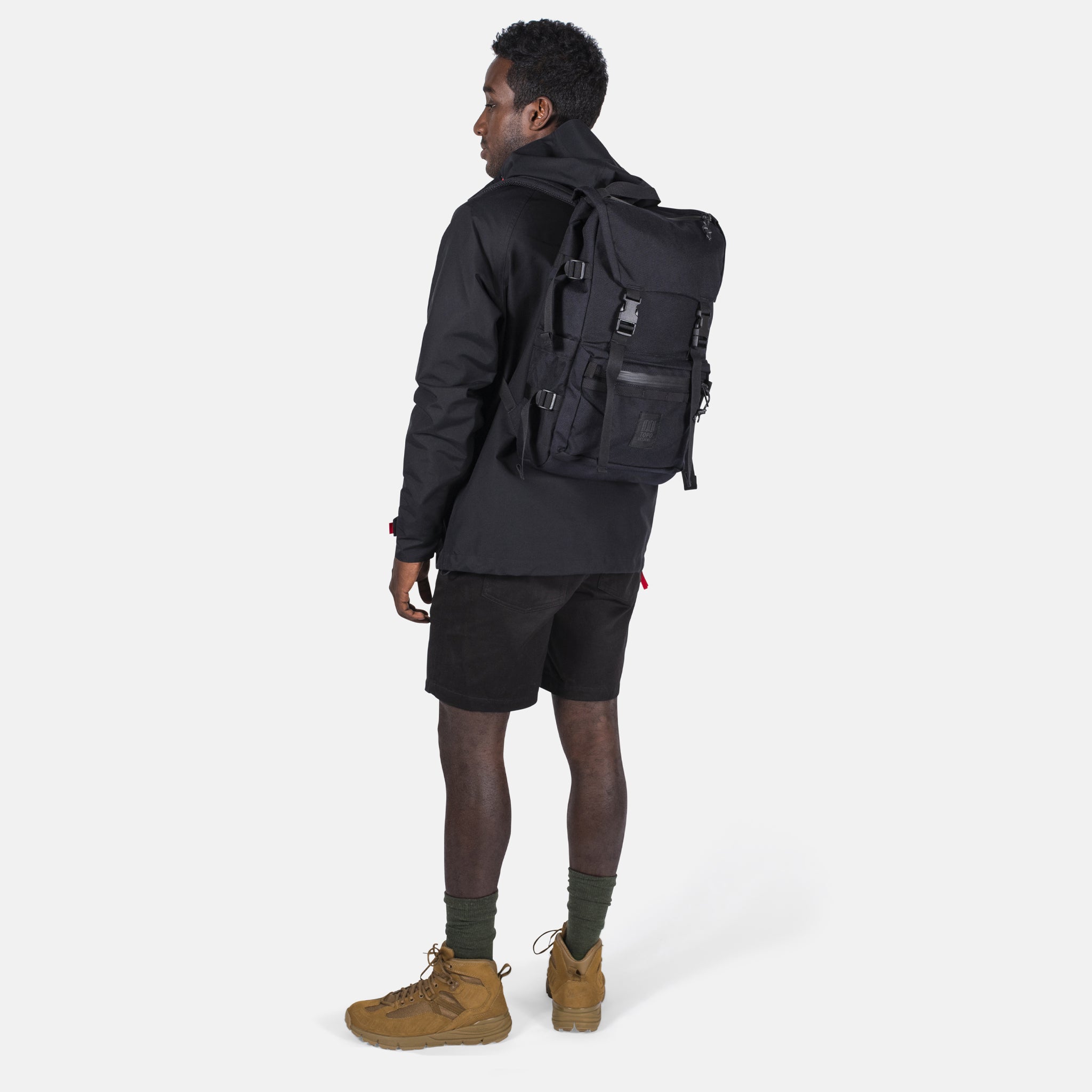 Rover Pack Tech - Waterproof Hiking Backpack with USB Charging Port for Outdoor Adventures, Camping, and Travel