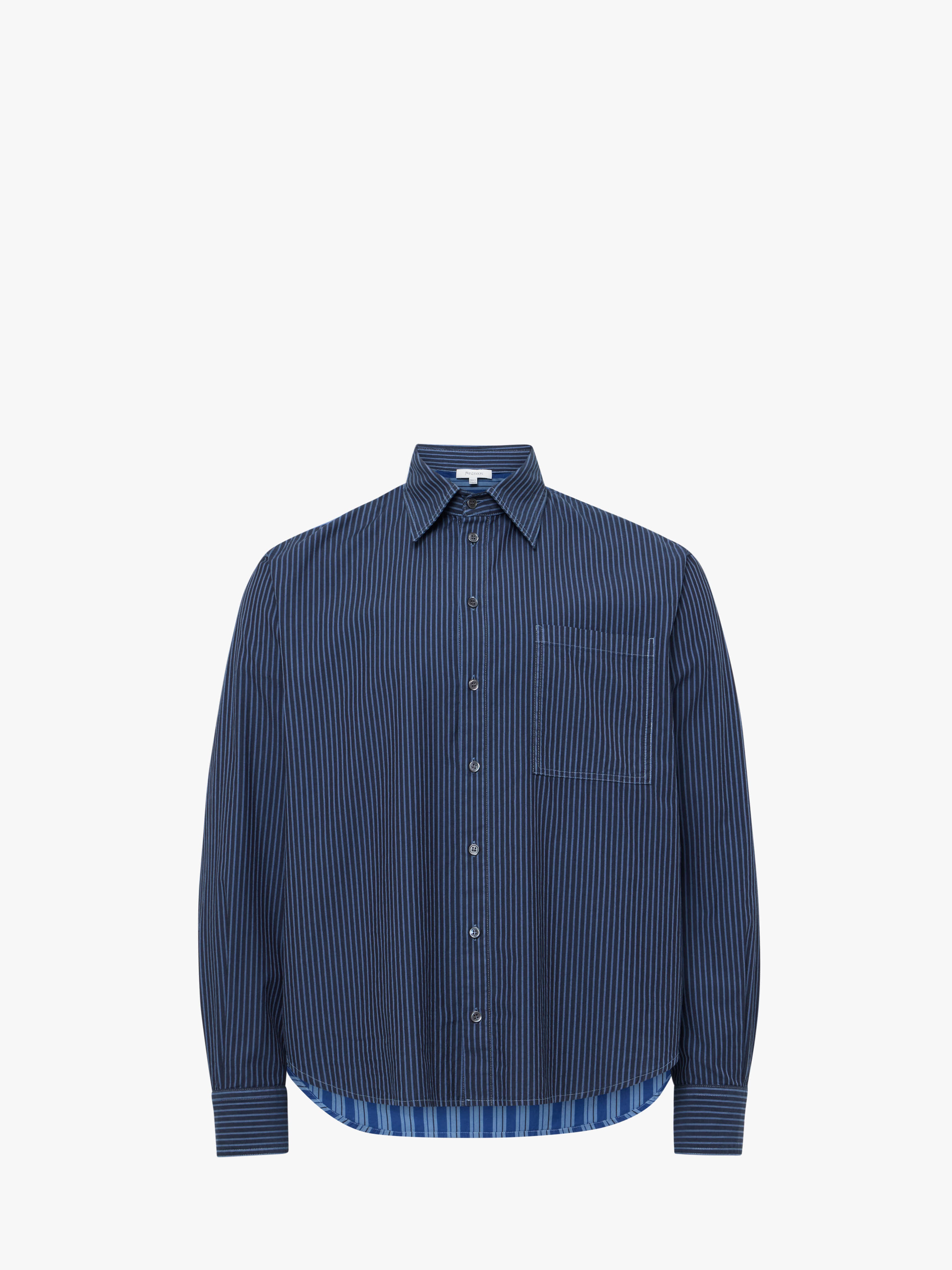 Stylish Patchwork Striped Shirt for Men & Women | Trendy Casual Button-Up Top | Perfect for Everyday Wear, Office, and Outings