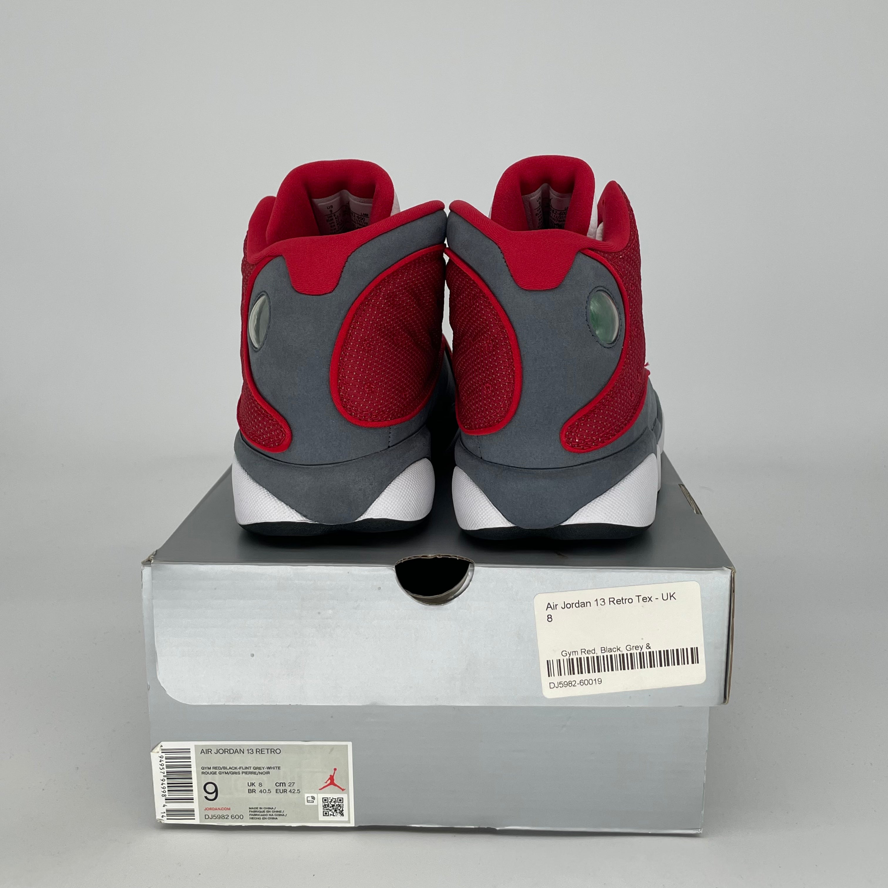 AIR JORDAN 13 Retro Basketball Shoes - Red Flint Colorway - Men's Size 9/Women's Size 10.5 - Style Code DJ5982-600 | Perfect for Streetwear, Sneaker Collecting & Basketball Games