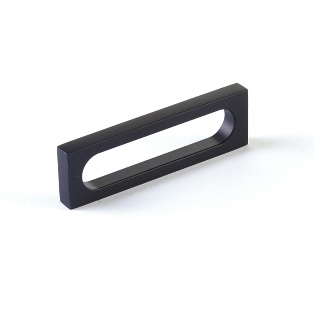 Matte Black Square Drawer Pulls and Cabinet Knobs - Modern Loop Handle for Kitchen Cabinets, Dressers & Furniture Hardware (Set of 10) - Perfect for Home Renovation & DIY Projects