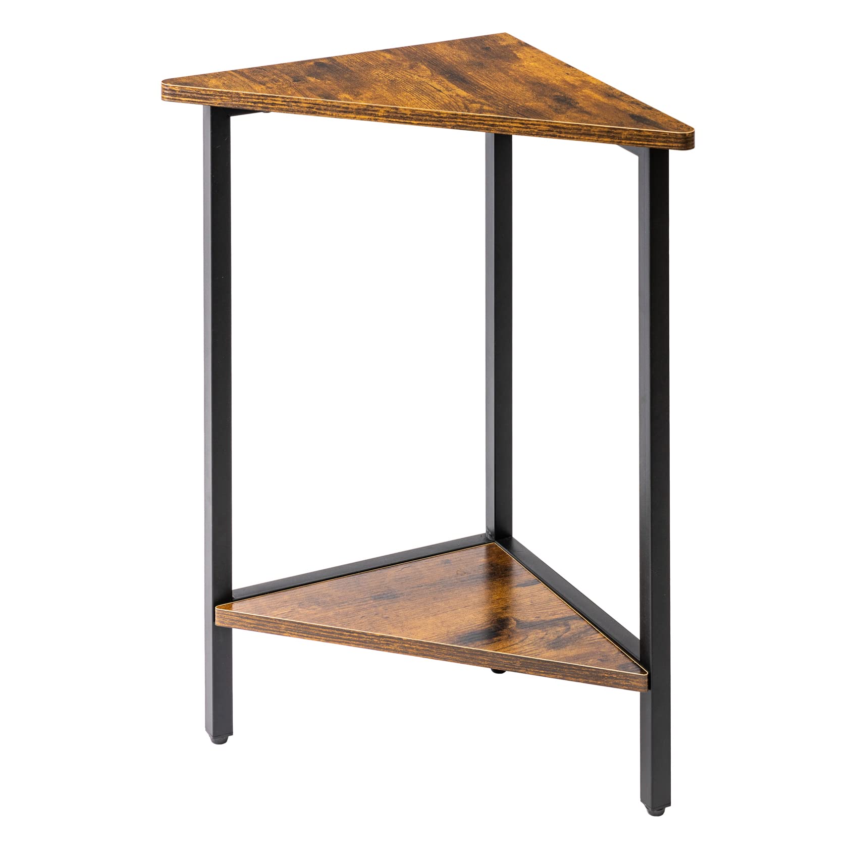 Compact Corner Table for Small Spaces - Triangle End Table for Living Room, Bedroom & Office - Multi-Functional Corner Side Table, Nightstand & Accent Table - Perfect for Tight Spaces & Stylish Home Decor