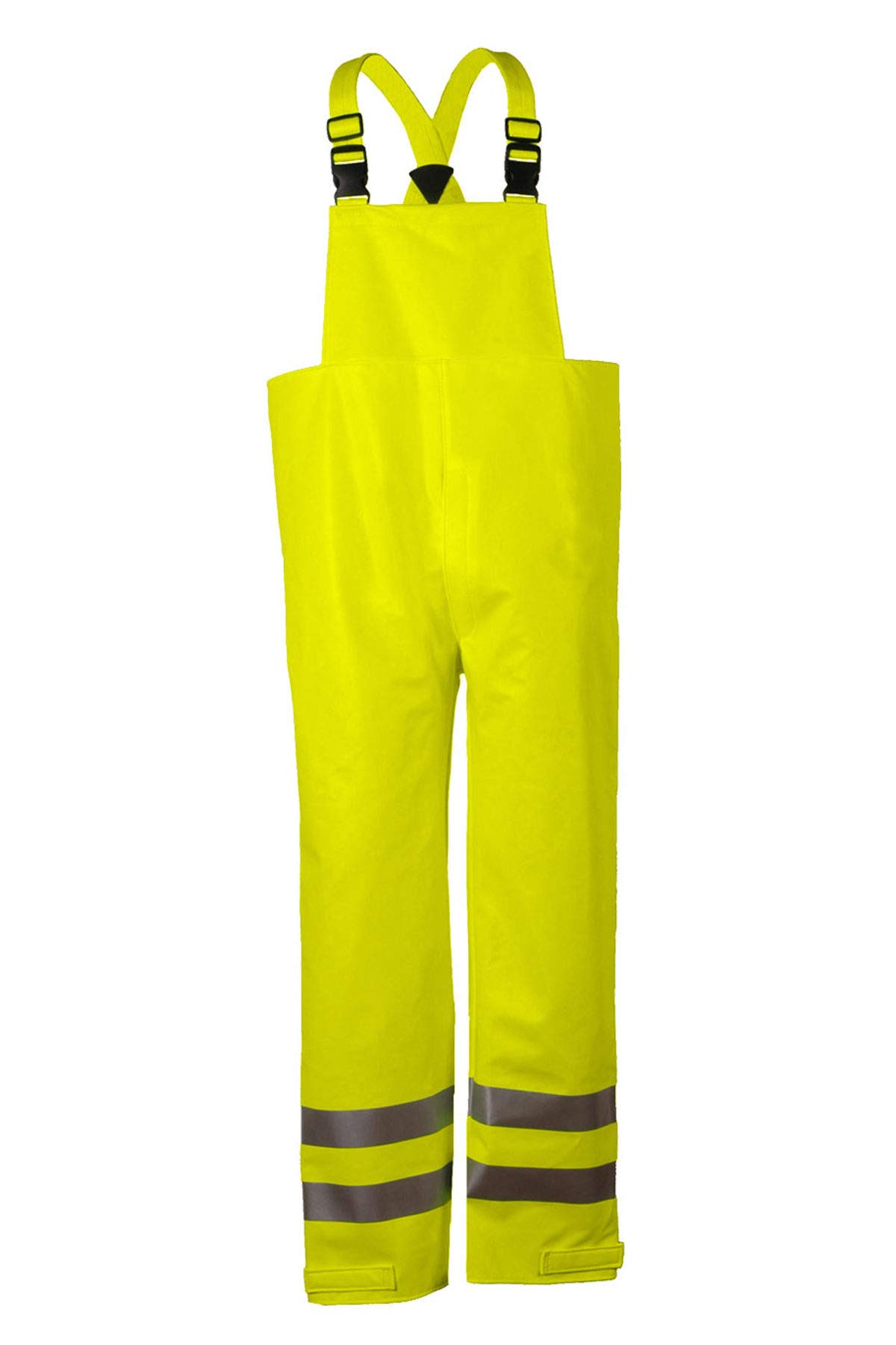DRIFIRE National Safety Apparel Arc H2O FR Bib Overall - Class E Flame Resistant Work Coveralls, XX-Large Size, High Visibility Fluorescent Yellow (R40RL142X) - Ideal for Electrical Utility Workers, Oil Rig Safety & Industrial Hazard Protection