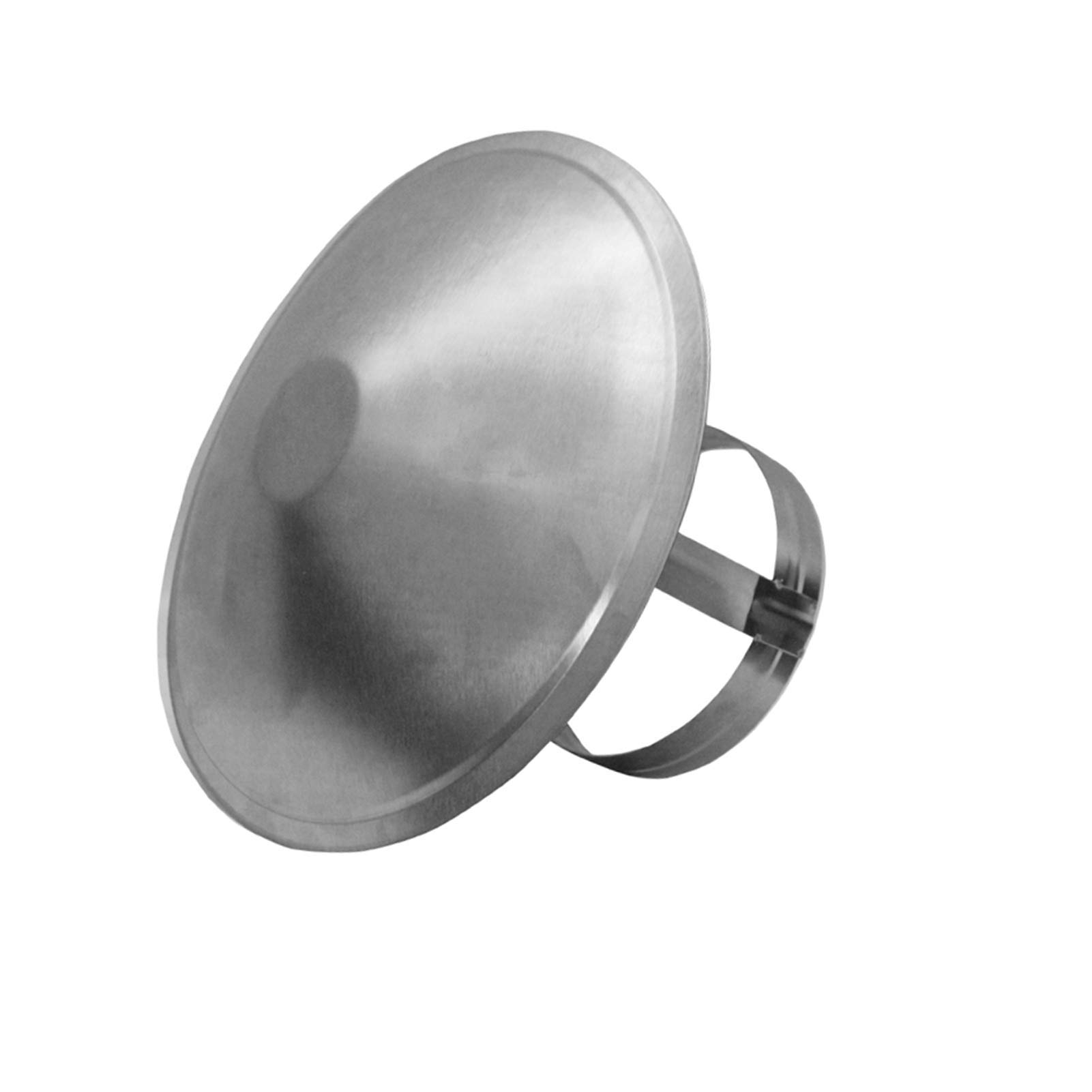 Stainless Steel Chimney Cowl - 125mm All-Purpose Roof Ventilation Cap, Rain Hat & Ducting Hood for Home, RV & Outdoor Use