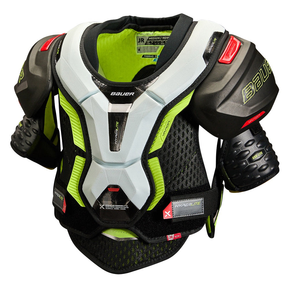 Bauer Vapor HyperLite Junior Ice Hockey Shoulder Pads - Lightweight Protective Gear for Youth Hockey Players - Perfect for Practice, Games & Training Sessions