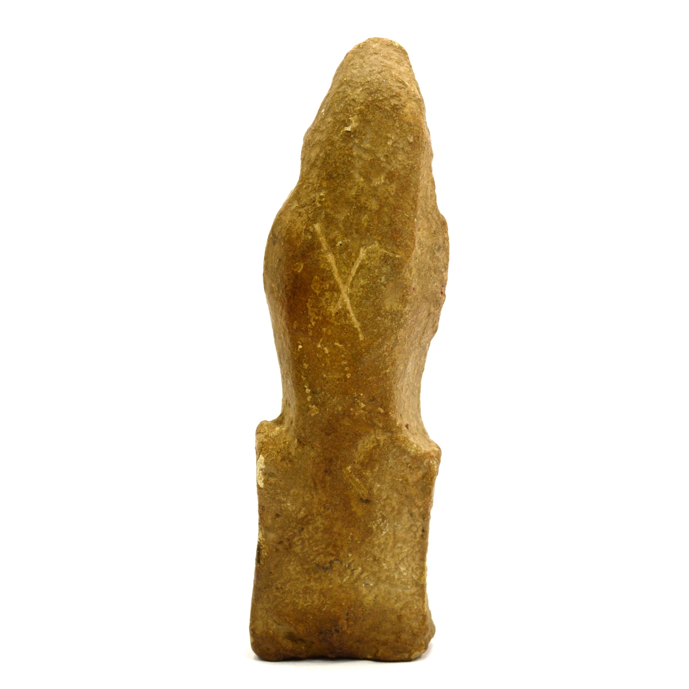 Ancient Carved Stone Effigy Fertility Statue - Pre-Columbian or Near East Artifact for Home Decor & Spiritual Altar