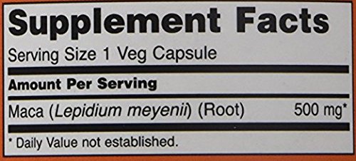 NOW Foods Maca Root 500mg, 500 Capsules - Organic Peruvian Maca Supplement for Energy, Stamina & Hormonal Balance - Perfect for Athletes, Fitness Enthusiasts & Stress Relief
