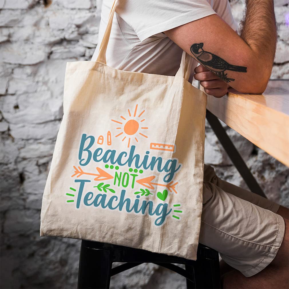 Eco-Friendly Canvas Tote Bag - Reusable Shopping & Beach Tote for Women - Perfect for Groceries, Beach Trips & Back to School - Durable & Stylish Carryall Bag for Everyday Use