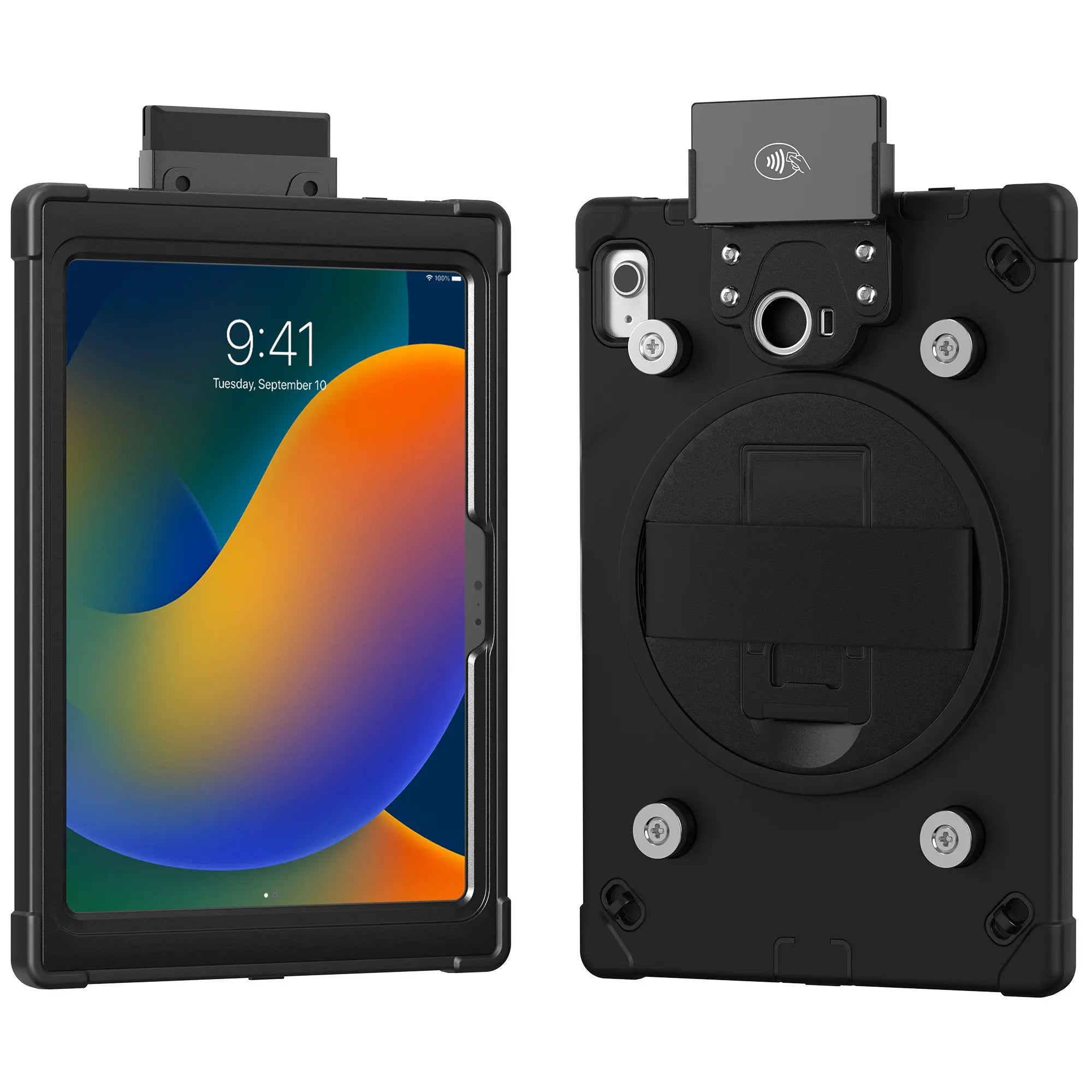 10th Gen iPad Case with Wireless Charging - Compatible with Moby 5500 - Slim Protective Cover for iPad 10.2