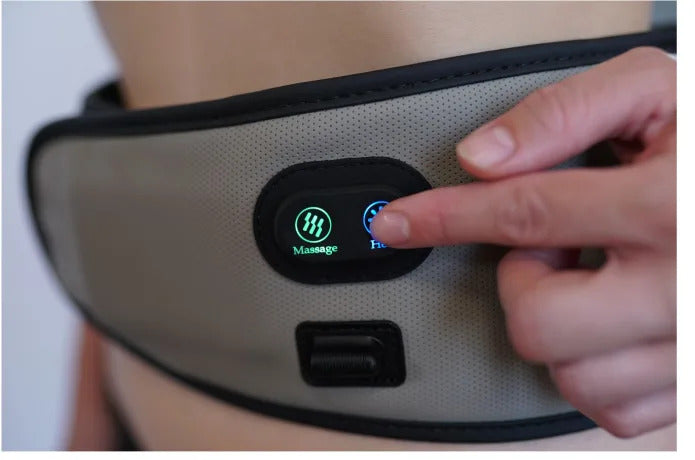 BackOSage Cordless Triple Therapy Back Massager - Deep Tissue Kneading, Shiatsu & Heat for Pain Relief - Perfect for Home, Office & Car Use
