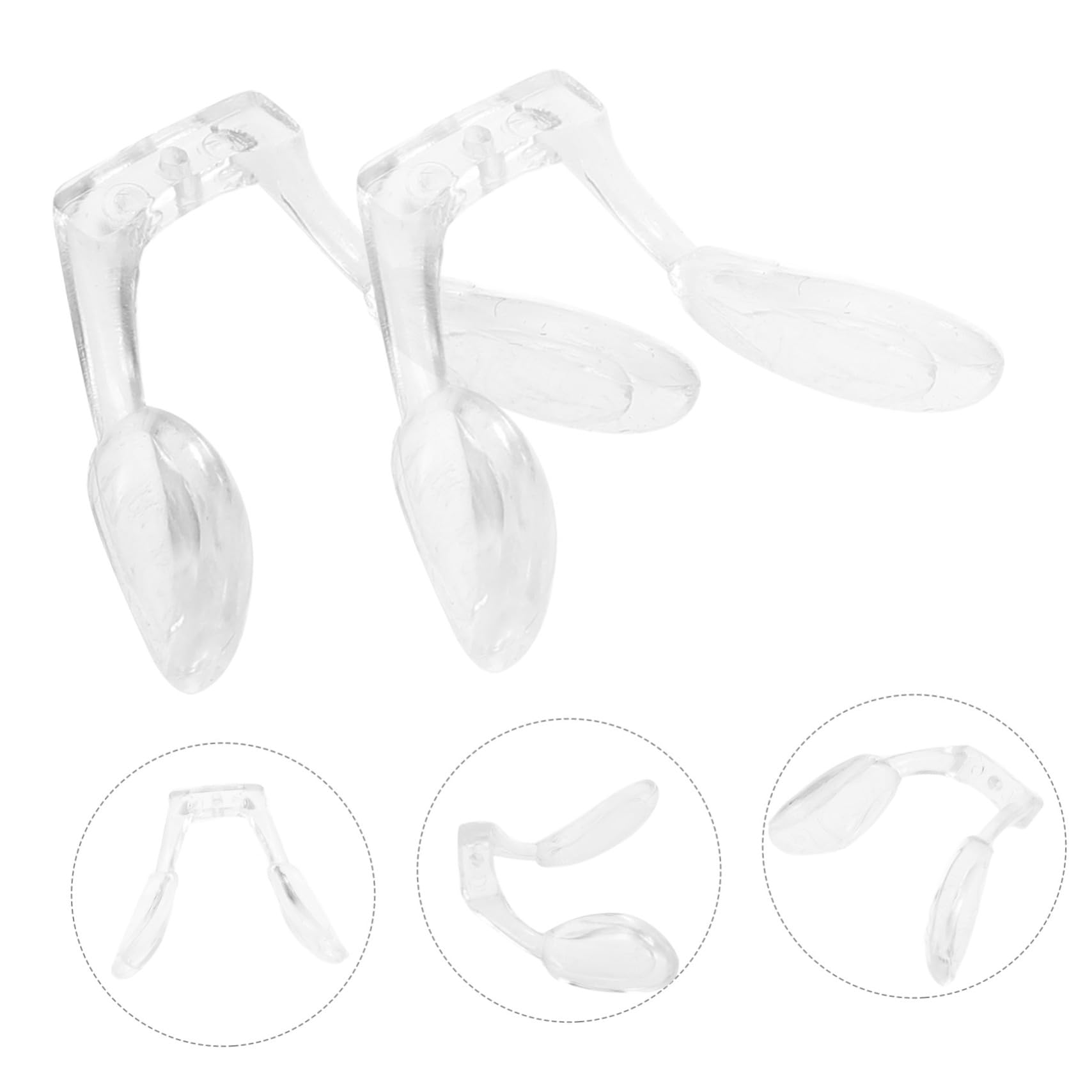 Healvian 8-Pack Silicone Nose Pads for Glasses - Anti-Slip Replacement Nose Pads for Eyeglass Frames - Comfortable & Durable Eyewear Accessories (Perfect for Reading, Computer Use & Daily Wear)