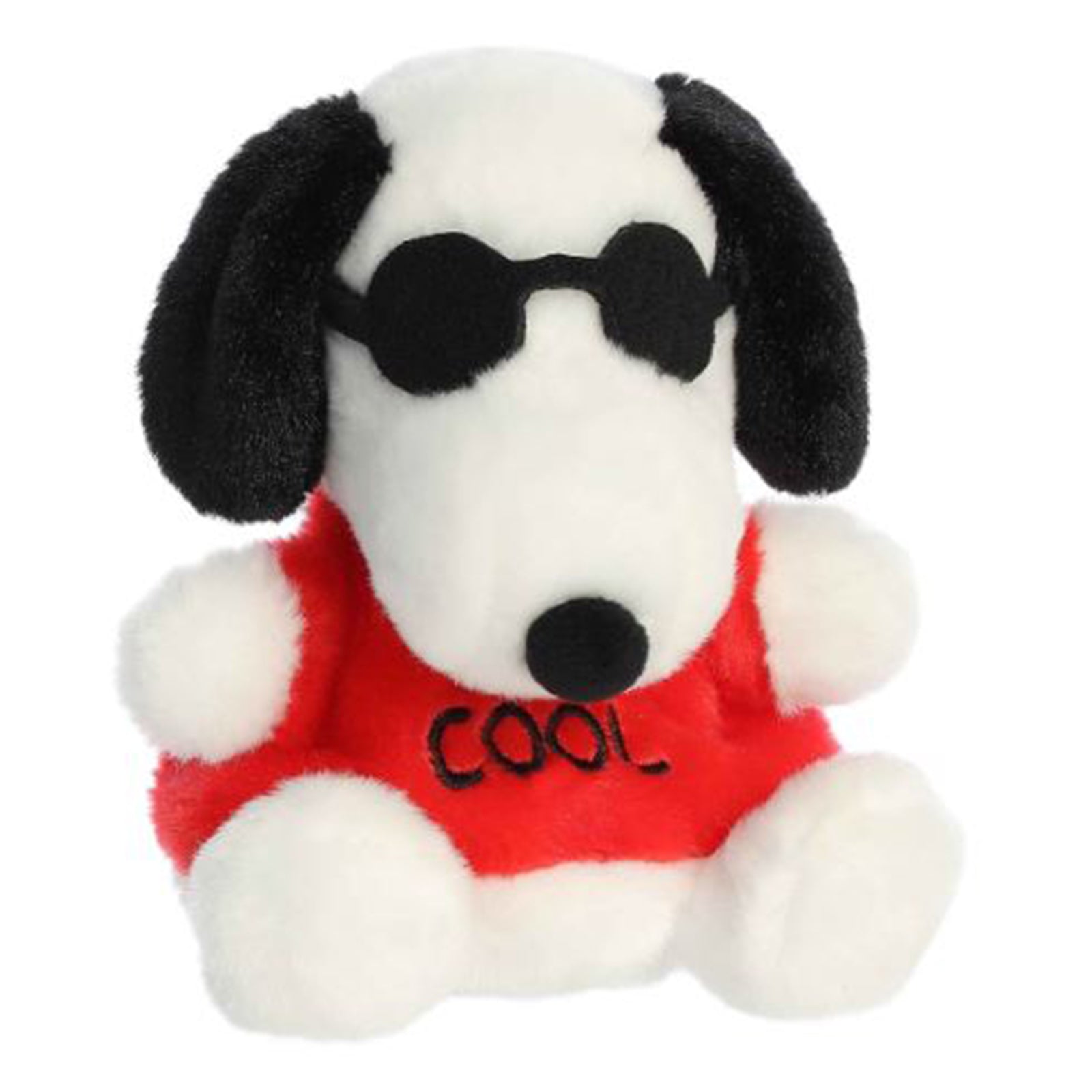 Aurora Palm Pals Peanuts Joe Cool Snoopy 6 Inch Plush Stuffed Animal Toy - Perfect for Kids Room Decor, Birthday Gifts & Collectibles