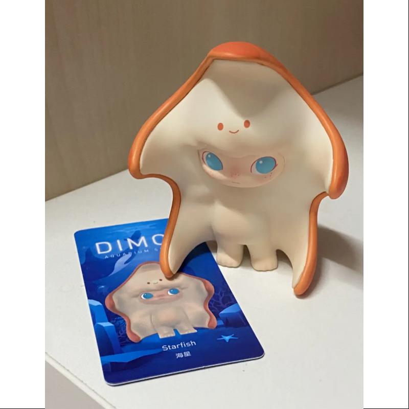 DIMOO Aquarium Series STARFISH Collectible Figure - Cute Ocean Animal Decor for Home, Office & Fish Tank Display