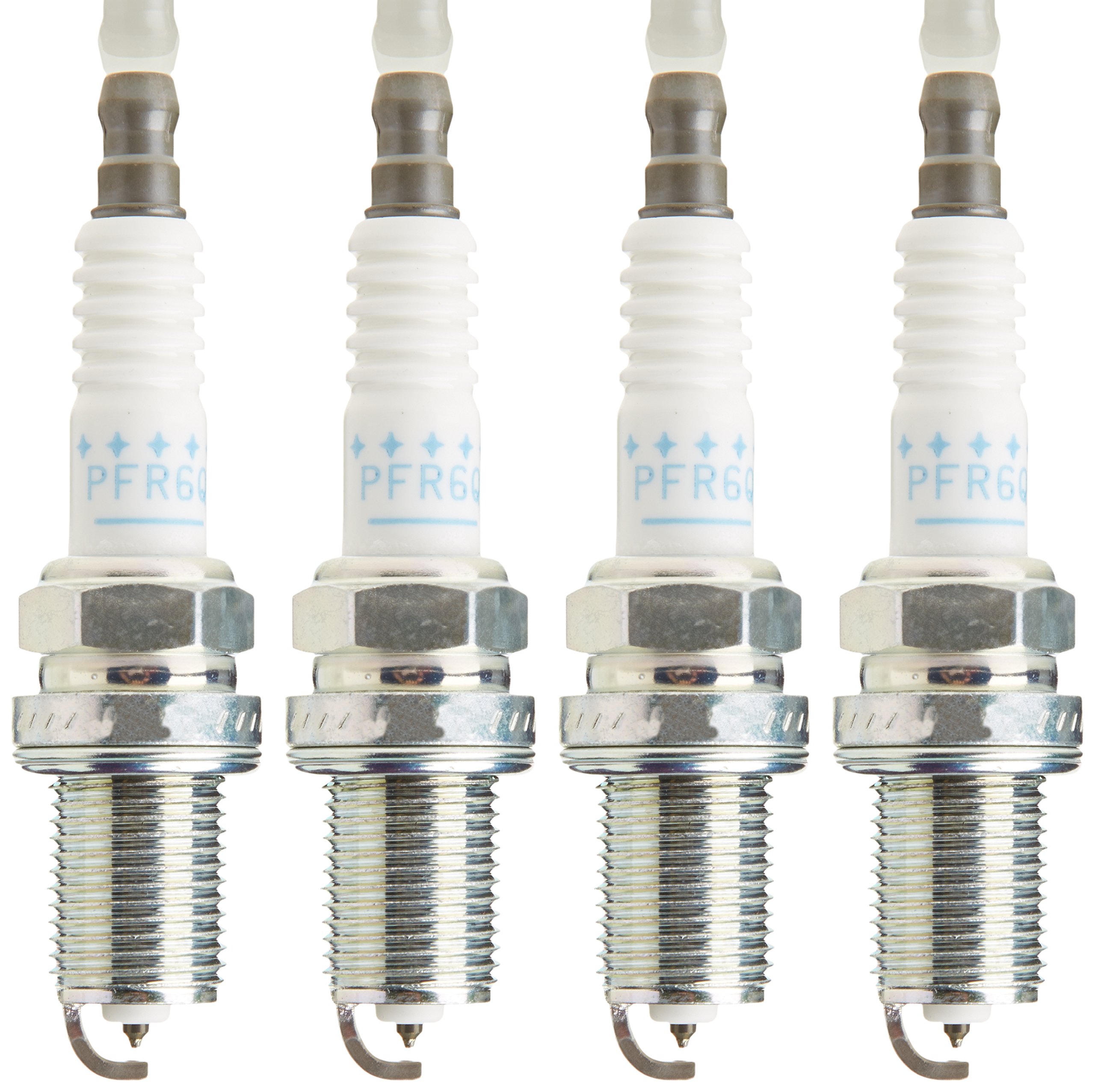 NGK NGK33 PFR6Q Spark Plugs - 4 Pack - High Performance Iridium Spark Plugs for Honda, Toyota, Nissan - Perfect for Engine Tune-Up & Fuel Efficiency Boost