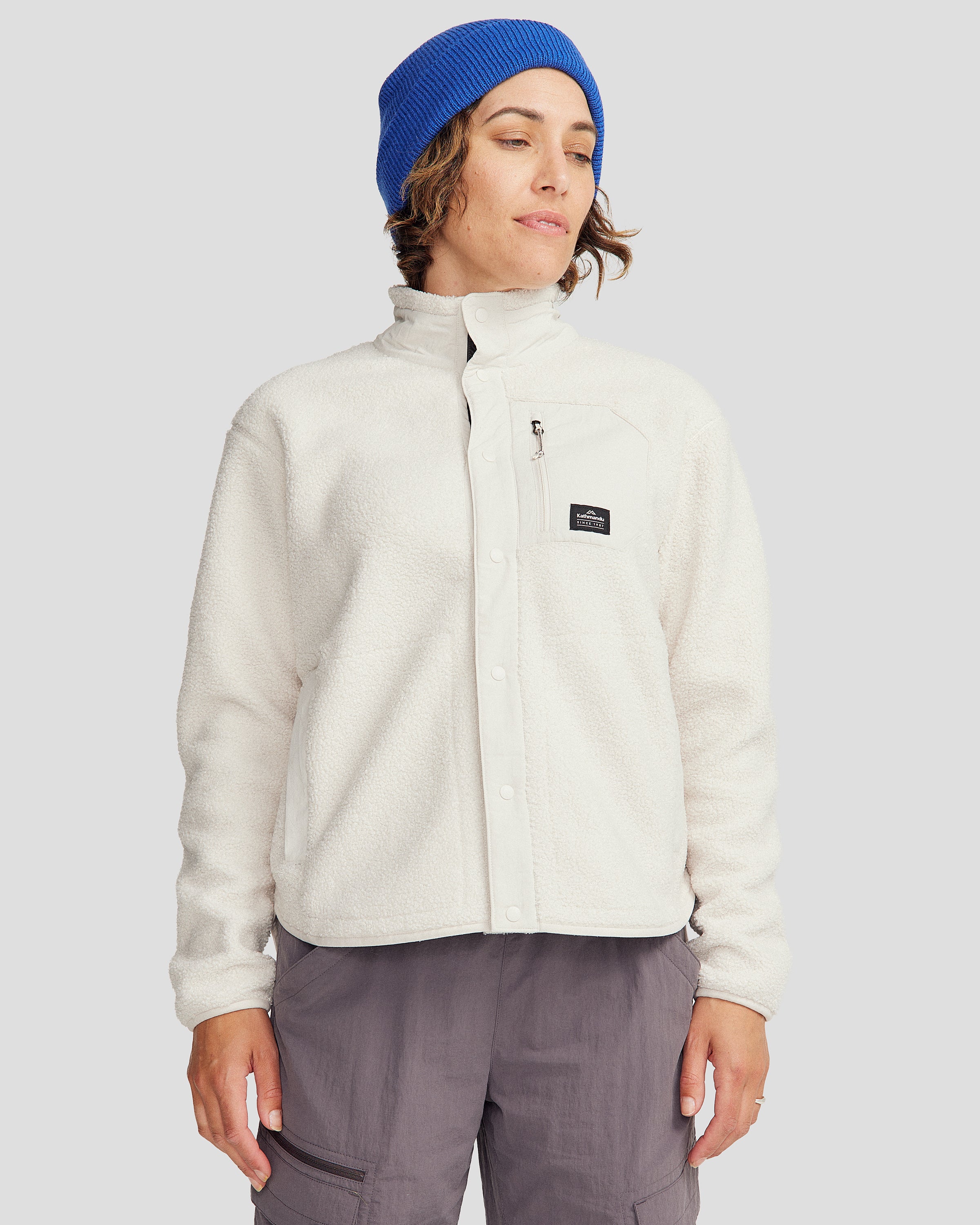 Co Z High Pile Women's Winter Jacket v3 - Soft Fleece Lined Warm Coat with Hood, Water Resistant Outerwear for Cold Weather - Perfect for Skiing, Snowboarding & Outdoor Activities