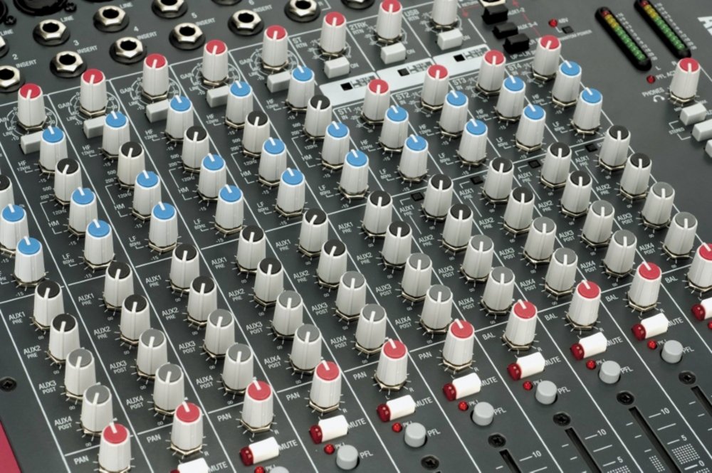 Allen & Heath ZED-14 14-Channel Professional Audio Mixer with USB Interface | Studio & Live Sound Mixing for Musicians, DJs & Podcasters | Touring-Quality Compact Grey/Red Design (AH-ZED-14)