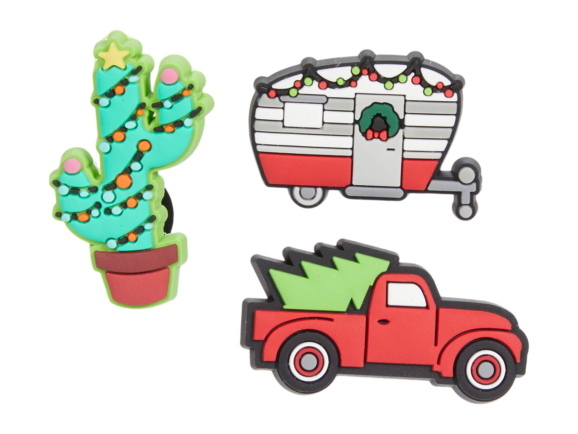 Crocs Jibbitz 3-Pack Holiday Shoe Charms - Festive Decorations for Crocs Clogs | Perfect for Christmas, Halloween & Easter Outfits