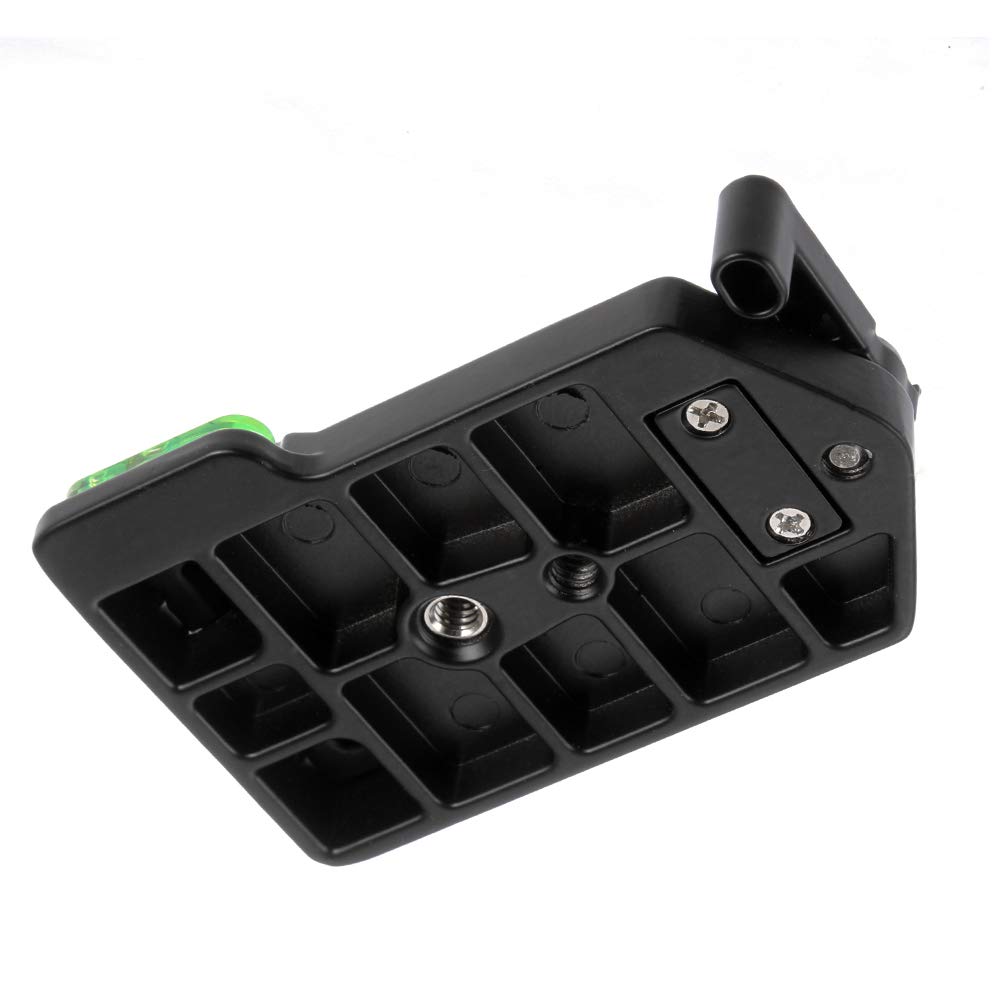Quick Release QR Plate Adapter for DSLR Camera - Aluminum Alloy QRA-635L with 1/4