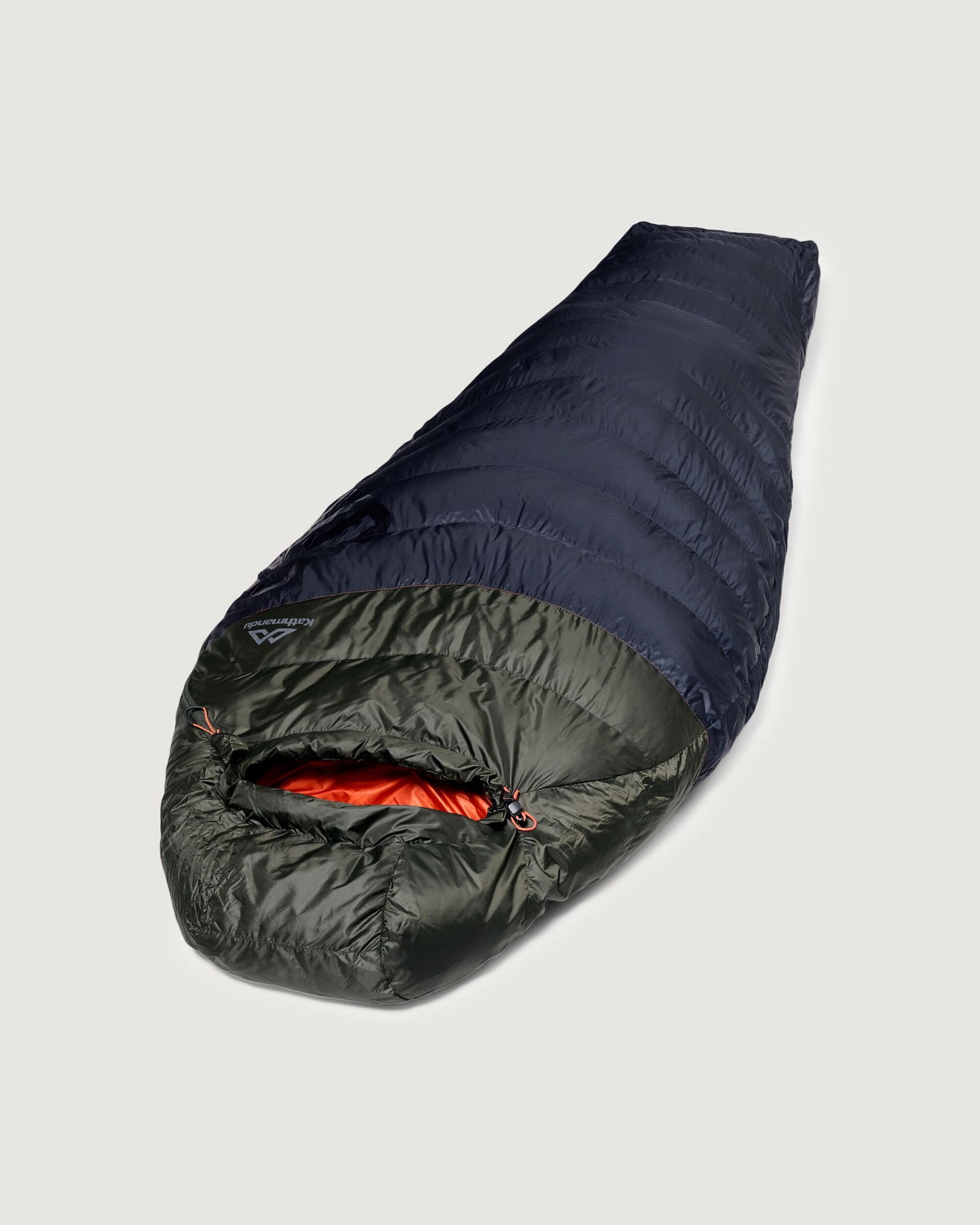 Zenter 3°C Down Sleeping Bag - Lightweight & Waterproof for Camping, Hiking & Backpacking - Regular Size in Black Stingray/Dark Moss - Perfect for Cold Weather Outdoor Adventures