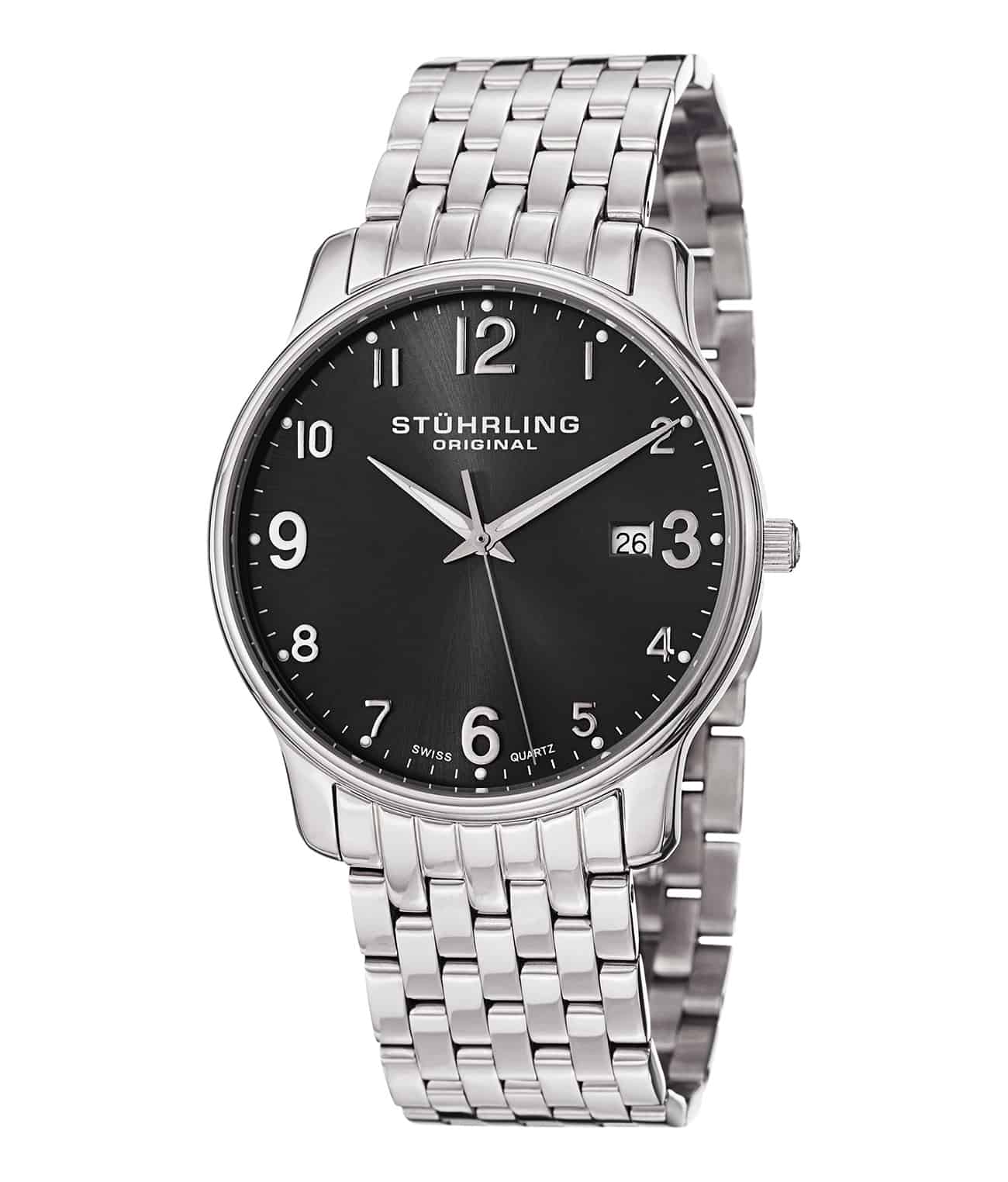 Churchill 413 Quartz 39mm Classic Men's Watch - Elegant Dress Watch for Business, Formal Events & Everyday Wear