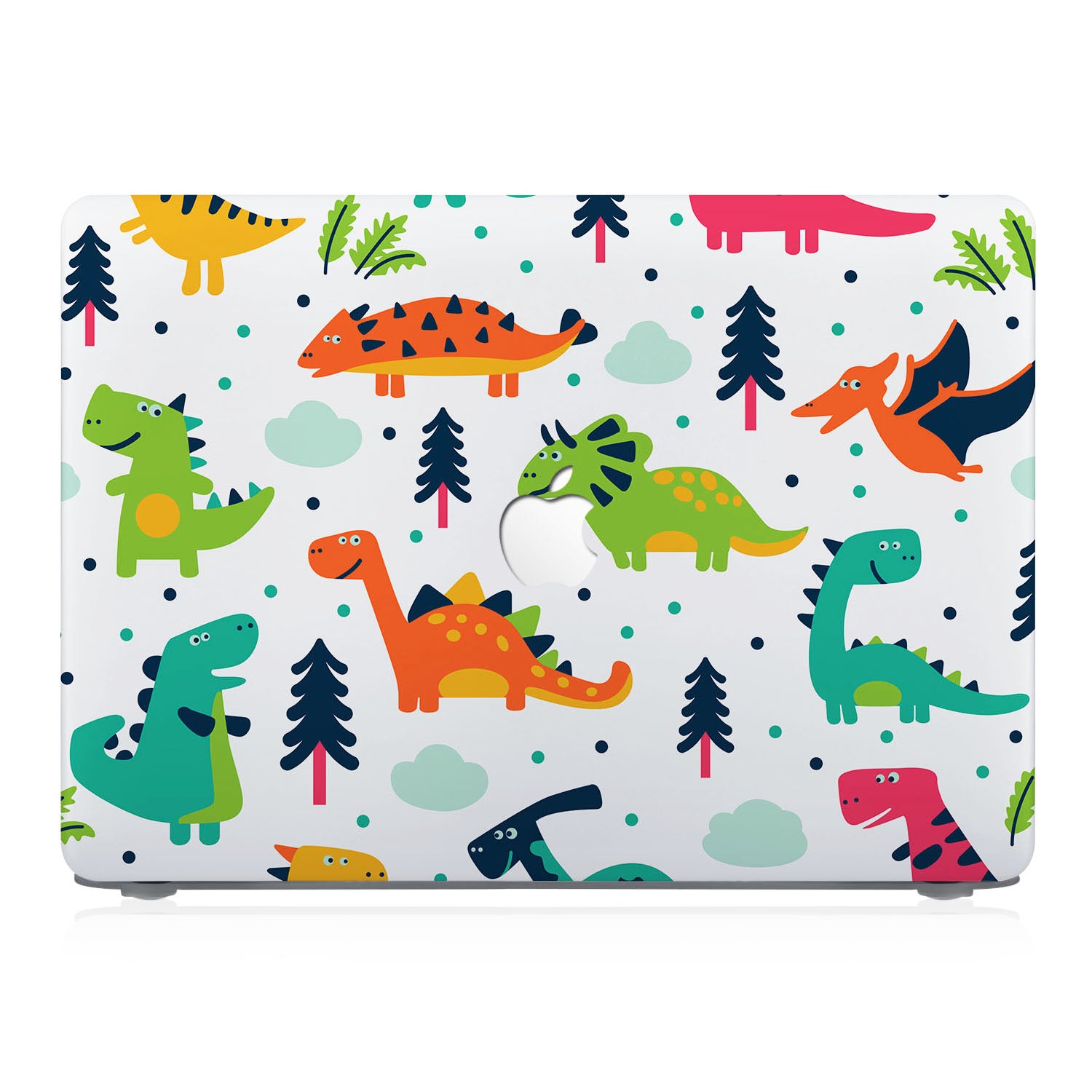Premium MacBook Pro/Air Protective Case with Dinosaur Design - Durable & Stylish Laptop Cover for Work, Travel & School