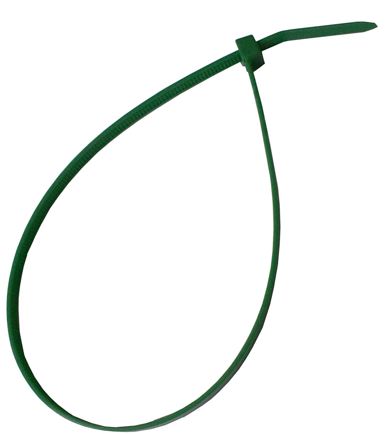 100 Pcs Heavy Duty 12-Inch Nylon Cable Zip Ties - Self-Locking Wire Ties for Organizing Cables, Wires & Bundles | Ideal for Home, Office, Garden, Electronics & DIY Projects (Green)