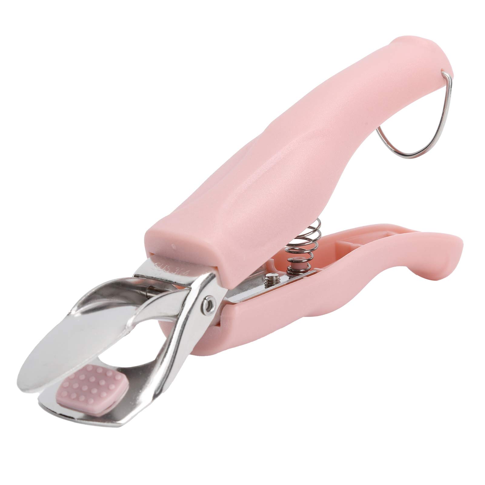 Stainless Steel Anti-Scald Bowl Clamp with Handle - Heat Resistant Cooking Tongs for Air Fryer, Hot Dishes & Mobile Bowls (Pink) | Perfect for Kitchen, BBQ & Serving Hot Food Safely
