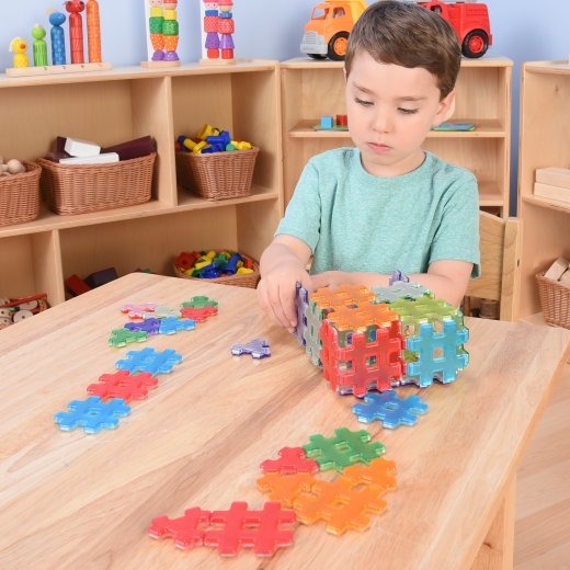 HashMag Magnetic Building Blocks Set - STEM Educational Toys for Kids, Creative Construction Playset for Boys & Girls - Perfect for Home, School & Classroom Learning Activities