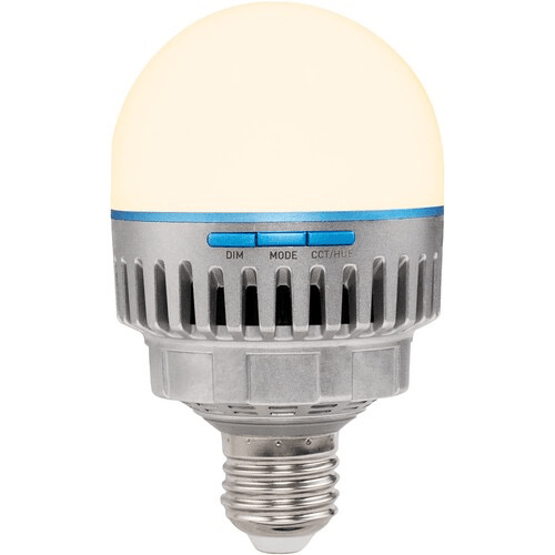 Nanlite PavoBulb 10C Bi-Color RGBWW LED Light Bulb - Dimmable Smart Bulb for Home, Studio & Photography Lighting - Perfect for Bedroom, Living Room & Video Production